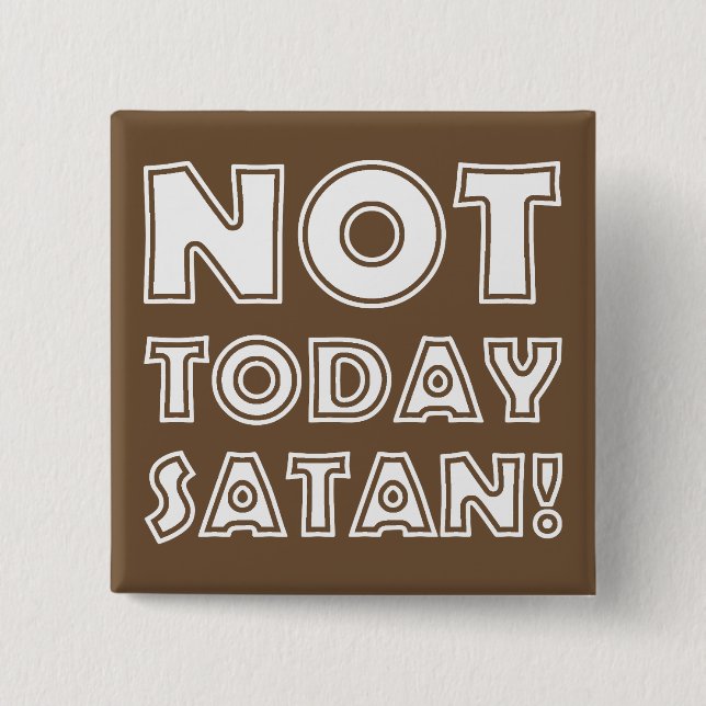 Kristen Inte Idag Satan Knapp (Framsida)