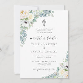 Kristen Invación de Boda Católica Bröllop Inbjudningar