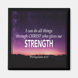 kristen | JAG KAN GÖRA ALLT SAK | Filippinerna 4:1 Magnet