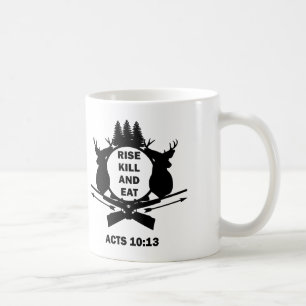 Kristen jägare Jagar Apostlagärningarna 10:13 Stig Kaffemugg