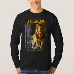 Kristen Jesus Är Min Gud Kung Min Herre Min Frälsa T Shirt