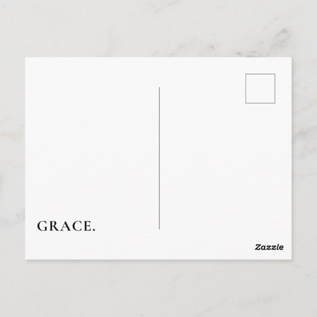 Kristen Jesus Bibelvers Postkort Vykort (Baksida)