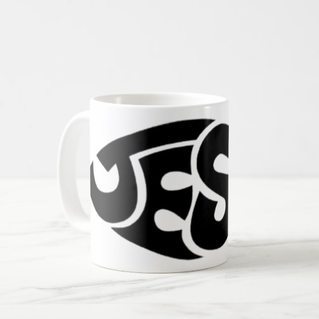 Kristen Jesus Fisk Kaffemugg (Framsida vänster)