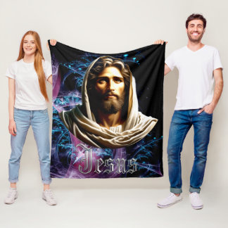 kristen | Jesus | Sherpa Blankets Fleecefilt