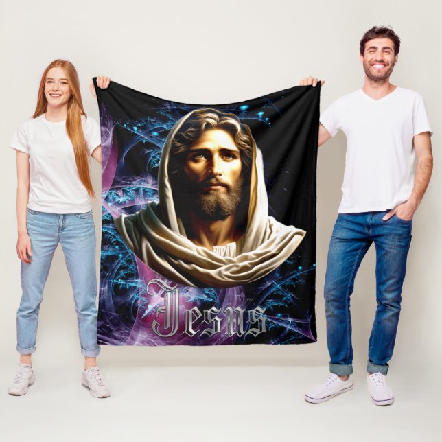 kristen | Jesus | Sherpa Blankets Fleecefilt (På plats)