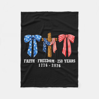 Kristen Jesus Tro Frihet 250 År Amerika Fleecefilt