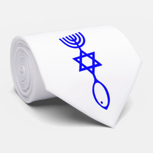Kristen judisk jude Yeshua för Messianic judeTie Slips