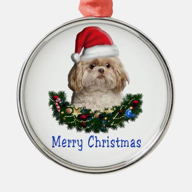 kristen julgransprydnad metall (Framsidan)