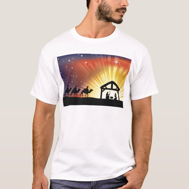 Kristen juljulkrubba tee shirt (Framsida)