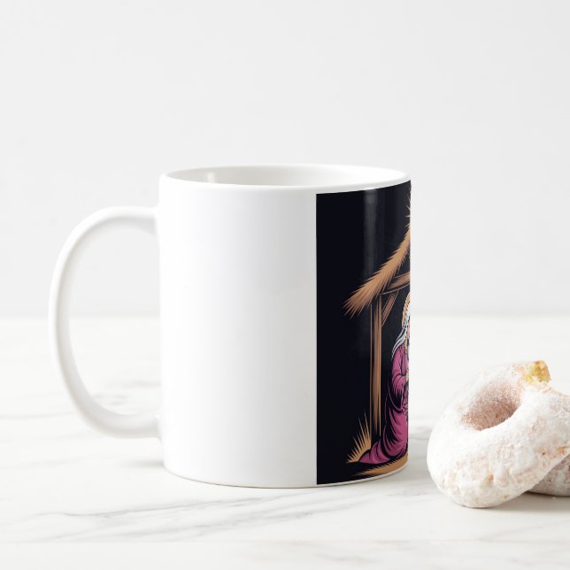 Kristen julkors inspirerande kaffemug kaffemugg (Med munk)