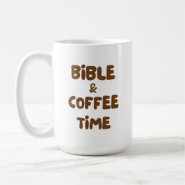 Kristen kaffebrun typografi bokstavsdesign mysig kaffemugg