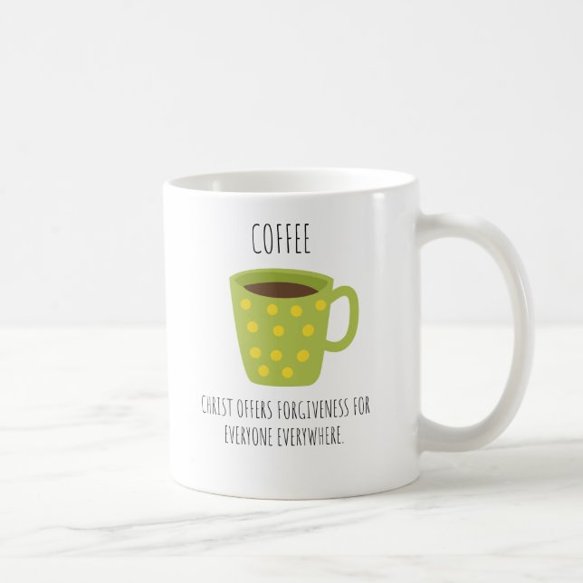 Kristen kaffetema kaffemugg (Höger)