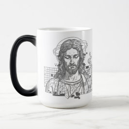 Kristen Kristvåg Grid Anaglyf Jesus Kristus Magisk Mugg