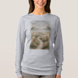 Kristen Kvinnors Romarbrevet 8:28 Långärmad T-shir T Shirt