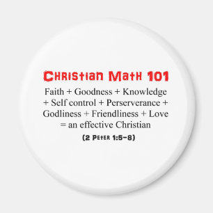 Kristen Math 101 Magnet
