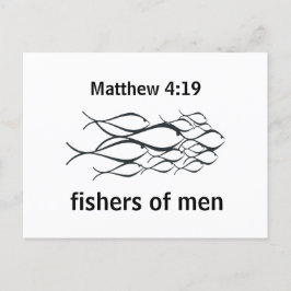 Kristen | Matteus 4:19 Vykort
