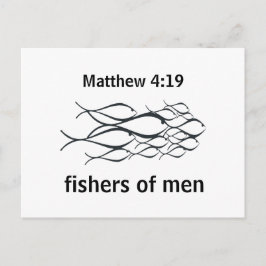 Kristen | Matteus 4:19 Vykort