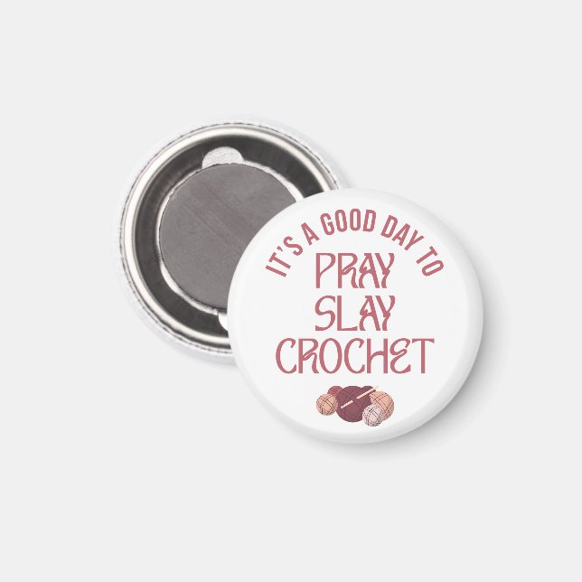 Kristen Mom Crafter BE PRAY SLAY VIRKA  Magnet (Front/Back)
