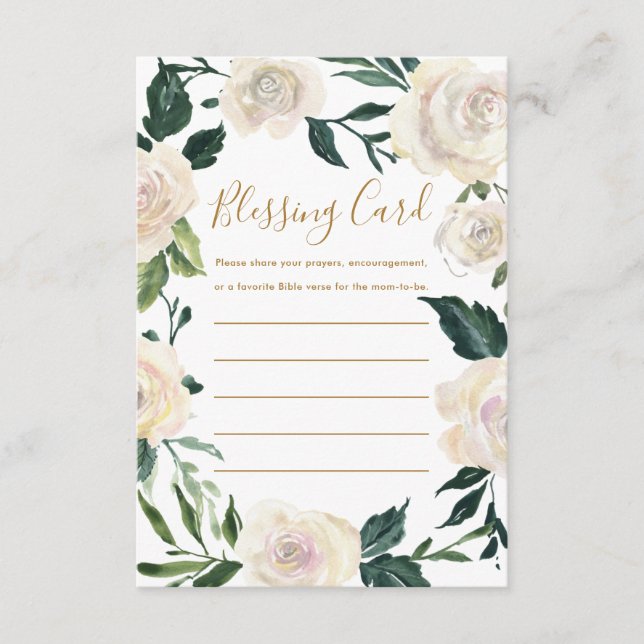 Kristen mors välsignelsefest blomsterbön tilläggskort (Framsida)
