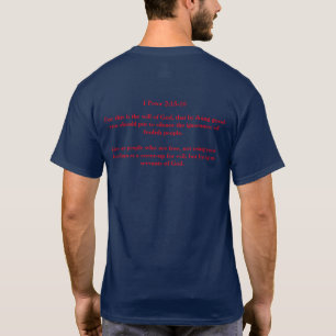 Kristen mot trumf 2 sid bibelversen t shirt