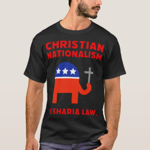 Kristen nationalism är sharialag familj t shirt