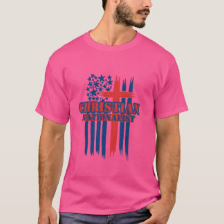 Kristen nationalist rolig t shirt