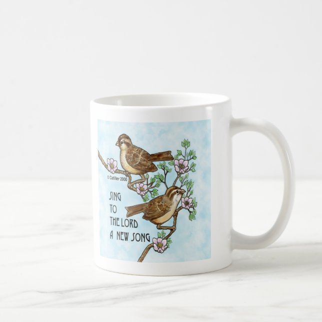 Kristen ny sång kaffemugg (Höger)
