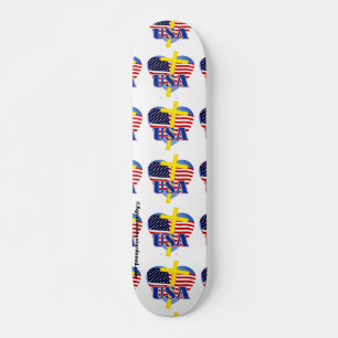 kristen old school skateboard bräda 21,6 cm