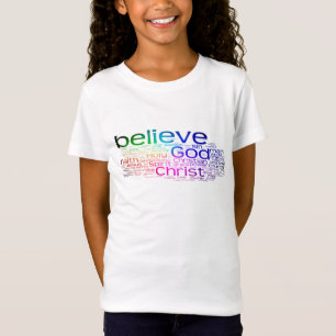 Kristen ordmoln t shirt
