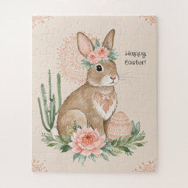 Kristen påskharen Boho Pastell Pussel