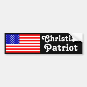 Kristen patriot bildekal