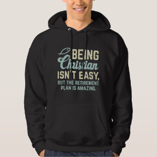 Kristen pensionsplan Gud Jesus Tro Religiös Hoodie
