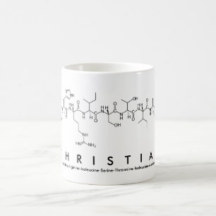Kristen peptidenamnmugg kaffemugg