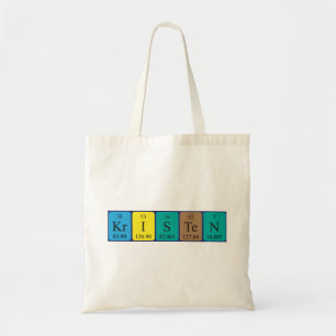 Kristen Periote bord namn tote bag Tygkasse