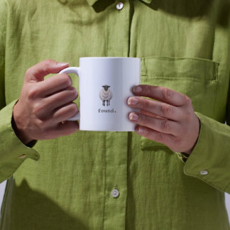 Kristen Psalm 23 Lamm  Kaffemugg