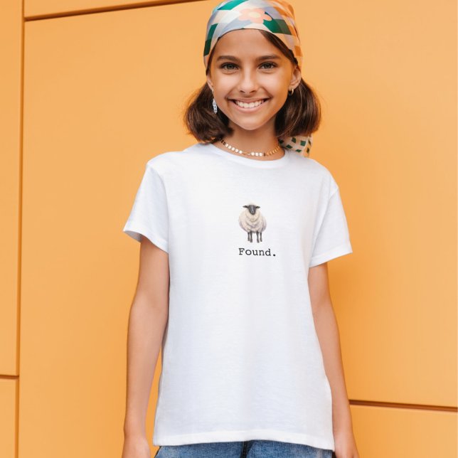 Kristen Psalm 23 Lamm  T Shirt (Christian Psalm 23 Lamb Kid's T-Shirt)
