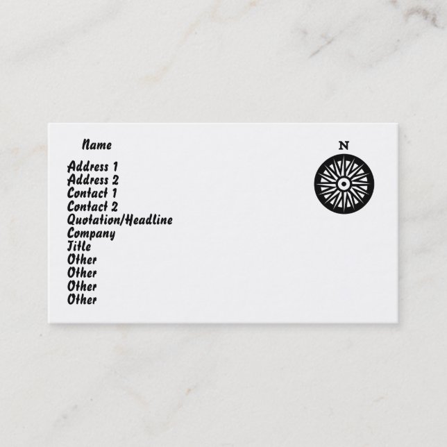 Kristen rådgivningvisitkort visitkort (Framsida)