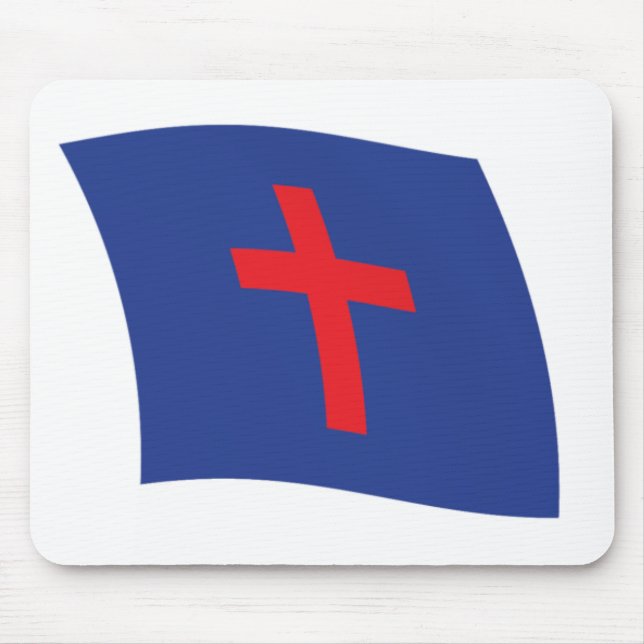 Kristen Religions Flagga Musmattor (Framsidan)