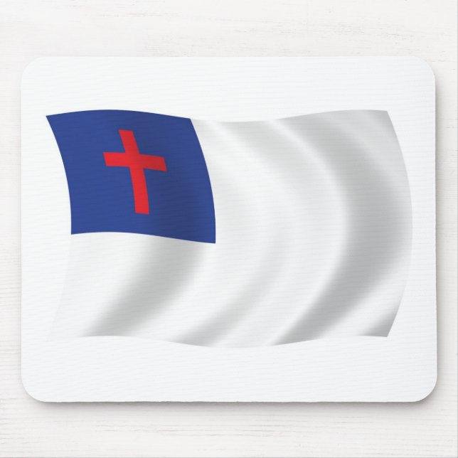 Kristen Religions Flagga Musmattor (Framsidan)