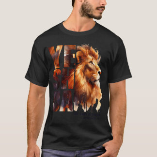 Kristen religiös Gud Jesus Tro Lejonet Av T Shirt