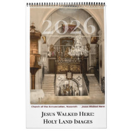 Kristen religiös helig land resefotografering kalender