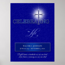 Kristen religiös korsfirande av livet poster
