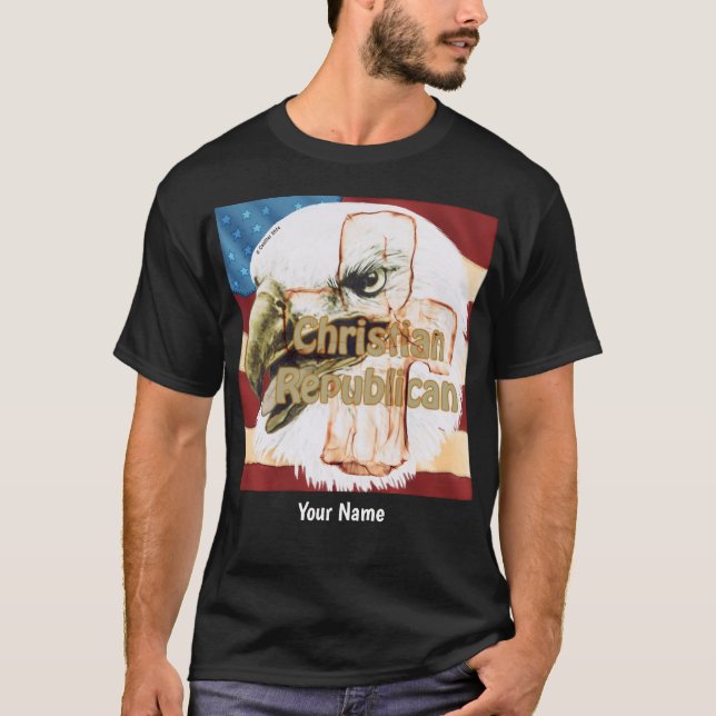 Kristen republikan t shirt (Framsida)