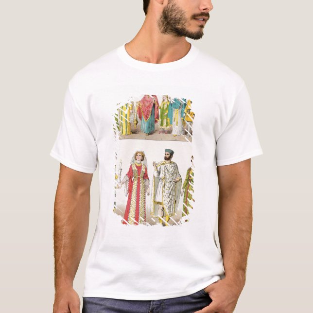 Kristen romersk klänning t-shirt (Framsida)