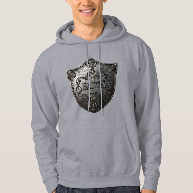 Kristen rustning av tro hoodie (Framsida)