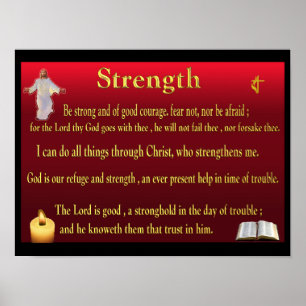 Kristen Scriptureaffisch Poster