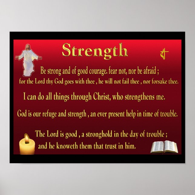 Kristen Scriptureaffisch Poster (Framsidan)