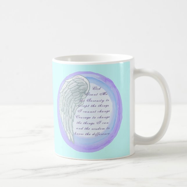 Kristen Serenity Prayer Wing Kaffemugg (Höger)