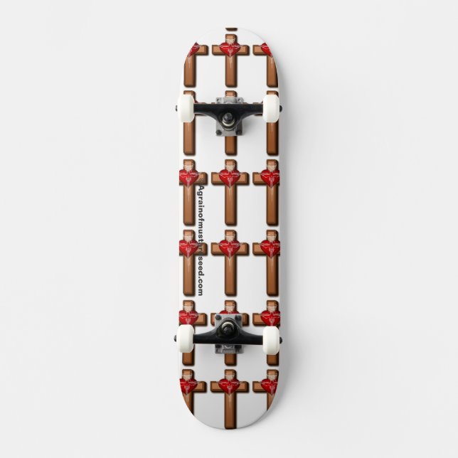 kristen skateboard bräda 19,5 cm (Framsida)