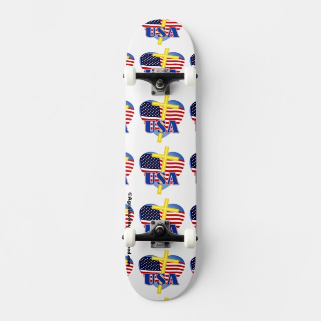 Kristen Skateboard Bräda 20 Cm (Framsida)